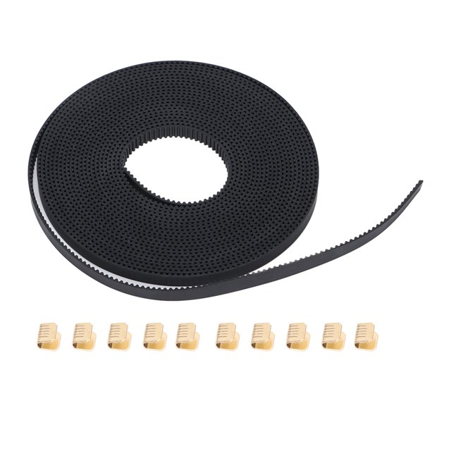Correa de distribución de goma de 6 mm de ancho, accesorios de impresora 3D de bucle cerrado para Reprap para MendelMax