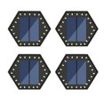 thumbnail image 1 of Luz solar para exteriores, paquete de 4 luces LED para jardín, iluminación de suelo, 6000 K, resistente al agua, IP65, lámpara solar, foco empotrado para camino, terraza, patio subterráneo JAMW Sencillez, 1 of 5
