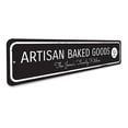 thumbnail image 3 of Artisan Baked Goods Novelty Sign, Metal Wall Decor - 4x18 inches, 3 of 4