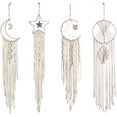 thumbnail image 5 of Atrapasueños bohemio hecho a mano - Colgante de estrella brillante Macrame Dream Catcher para dormitorio, decoración de pared Dream Catcher, 5 of 5