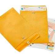 Pen+Gear Kraft Clasp Envelopes, 9 in x 12 in, 100 Count