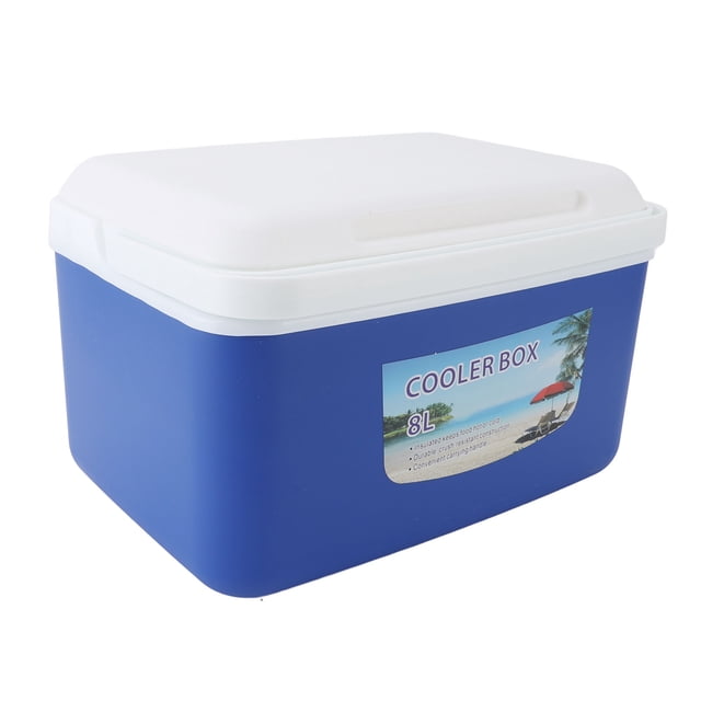 Enfriador Portátil Aislado De 8L, Caja De Refrigerador De Hielo Portátil Cofryer Con Material Aislante Premium Para Acampar Picnic Beach Viajes