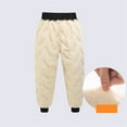 thumbnail image 6 of Coerni Kids Puffer Pants Boys Girls Cotton Thick Warm Long Pants Winter Ski Snow Trousers Wear Leggings Youth Jogger Clothes, 6 of 6