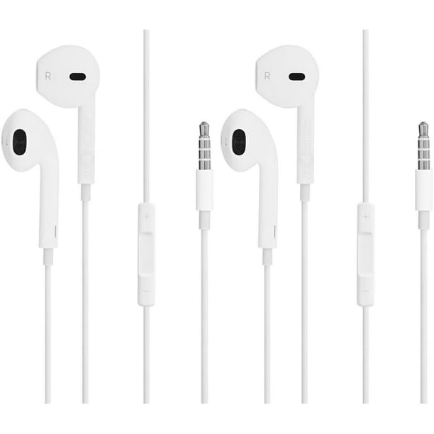 2 Pack Apple Earbuds [Apple MFi Certified] Headphones Earphones with 3