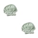 thumbnail image 2 of Ounissouiy Toalla de secado de cabello para mujer, gorro de baño ajustable elástico portátil, gorro de ducha con lazo, suministros de baño Tipo 2 2piezas, 2 of 6