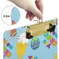 thumbnail image 4 of FMSHPON Easter Chick Rabbit Bunny Clipboard Hardboard Wood Nursing Clip Board and Pull for Standard A4 Letter 13x9 inches, 4 of 8