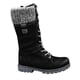 thumbnail image 1 of Women's Flat Lace Up Mid Calf Boots Ladies Biker Riding Winter Warm Shoes, 1 of 5