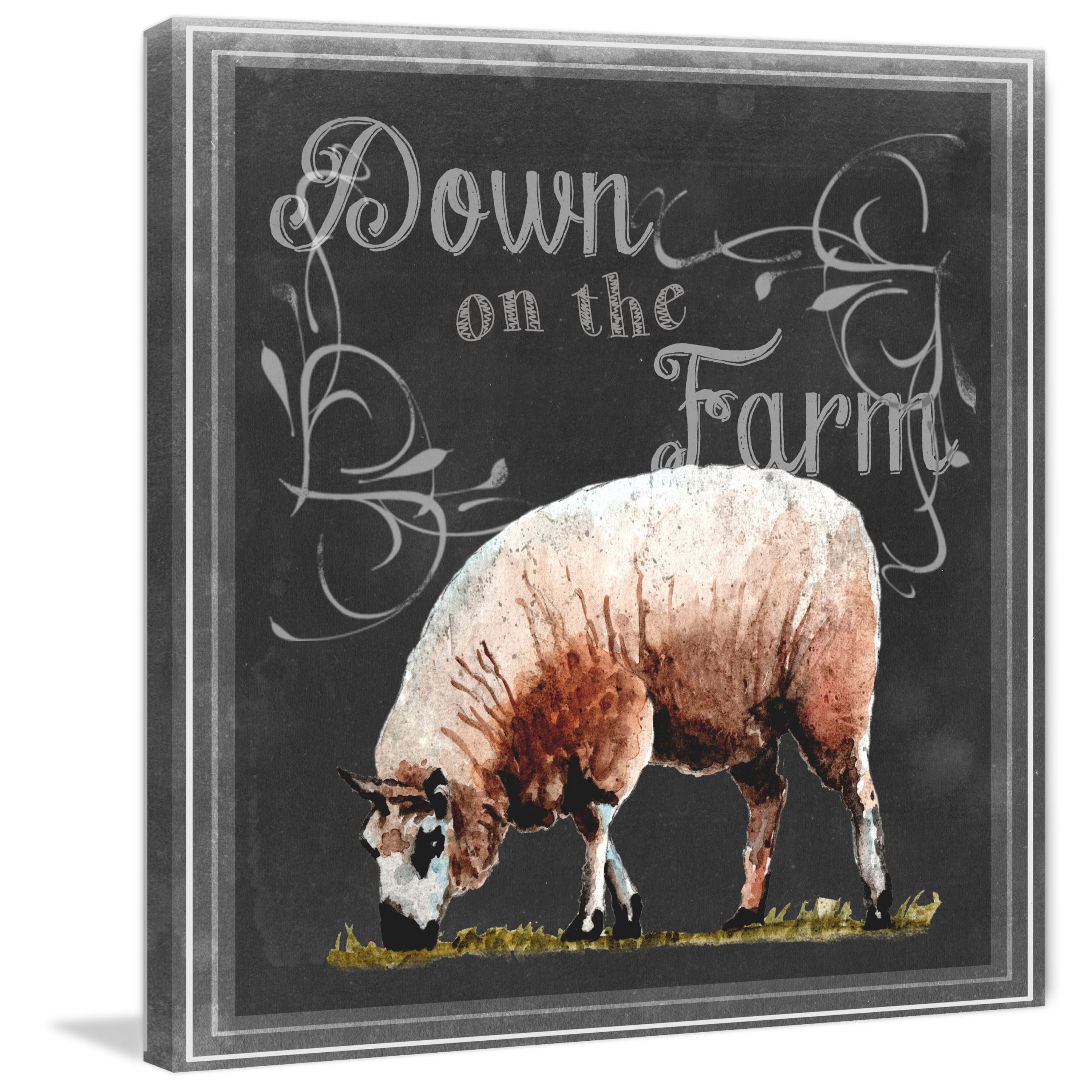 Marmont Hill "Down on the Farm" Painting Print on Wrapped Canvas