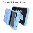thumbnail image 5 of ELEHOLD Rugged Case for Samsung Galaxy Z Flip 5, Hybrid Heavy Duty Shockproof Case with Foldable Hidden Kickstand Belt Clip Holster Full Body Protective Case for Samsung Z Flip 5,Blue, 5 of 7