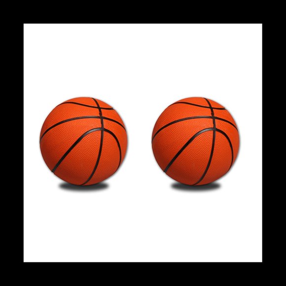 2X Baloncesto Infantil Baloncesto de Goma Kindergarten Baloncesto Pequeño Juego de Pelota Mini Baloncesto