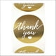 thumbnail image 2 of Thank You Label Sticker 1.5" Round With Gold And White Heart 500 Labels Per Roll, Thank You Sticker Gold For Birthdays, Weddings, Giveaways,showers, 2 of 4