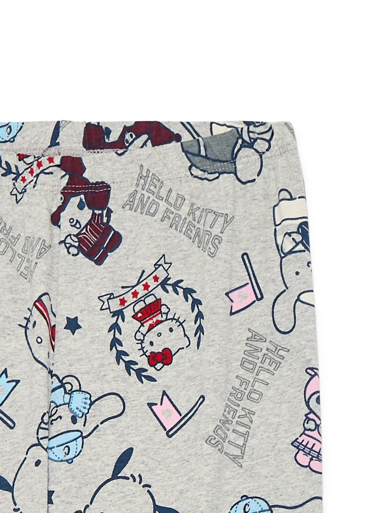 Wonder Nation Hello Kitty Girls Print Leggings, Sizes 4-16