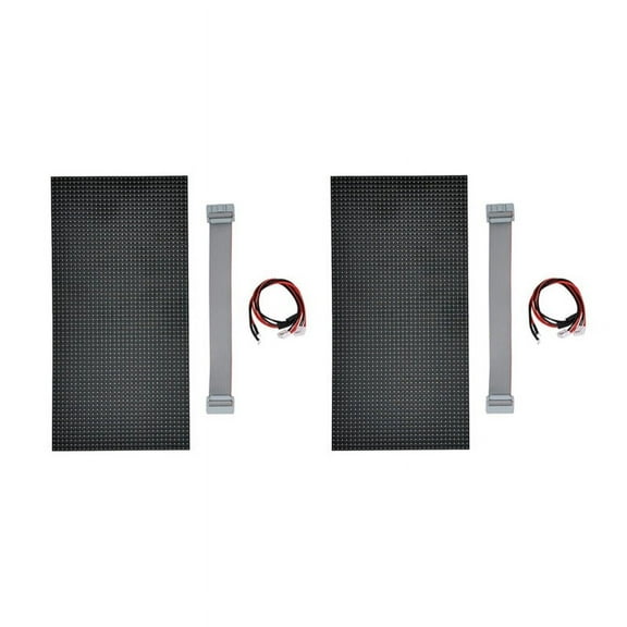 2Pcs P5 Indoor LED Screen Panel 64X32 Pixels Display Module 16 Scan 320X160mm Full Col pwm25