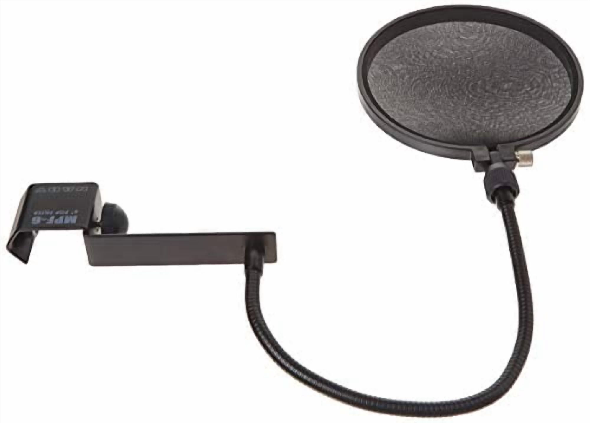 Mic pop filter w/boom and stand clamp
