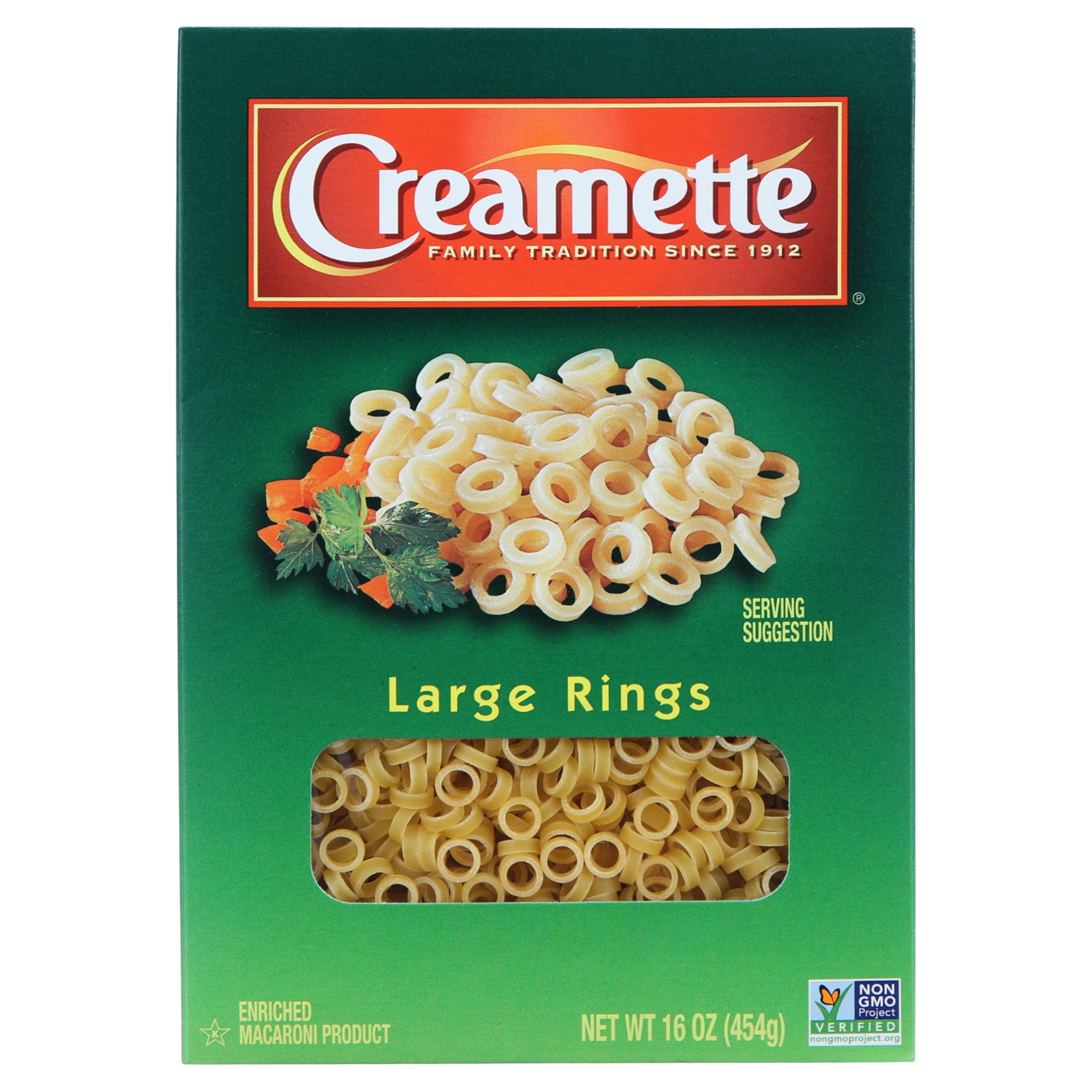 Creamette Large Pasta Rings, 16-Ounce Box