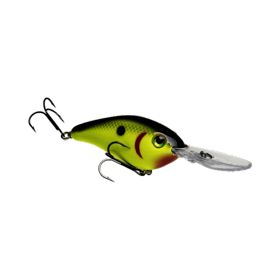 Strike King ProModel Crankbait S6XD Black Back Chartreuse Hard Bait Lure