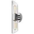 thumbnail image 3 of Dainolite  Samantha 2 Light Transitional Clear Luxury vanity lights  Modern Bathroom Vanity Light  LED Compatible, 3 of 3