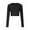 Blue, variant on Luxalzxs Lightweight Basic Crop Tops Slim Fit Long Sleeve Workout Tops for Women Athletic Yoga Running Cropped Tops Slim Fit Gym Shirts
