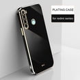 thumbnail image 2 of Funda de teléfono con marco dorado cuadrado para Xiaomi Redmi Note 8 2021 New 9 S Note8 8T Note9 Pro 9s 9T 9A 9AT, funda de silicona suave Tan Jianjun unisex, 2 of 2