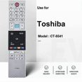 thumbnail image 3 of CT-8541 For TOSHIBA Smart Television Plastic Remote Control TV Replacement Remote, 3 of 4