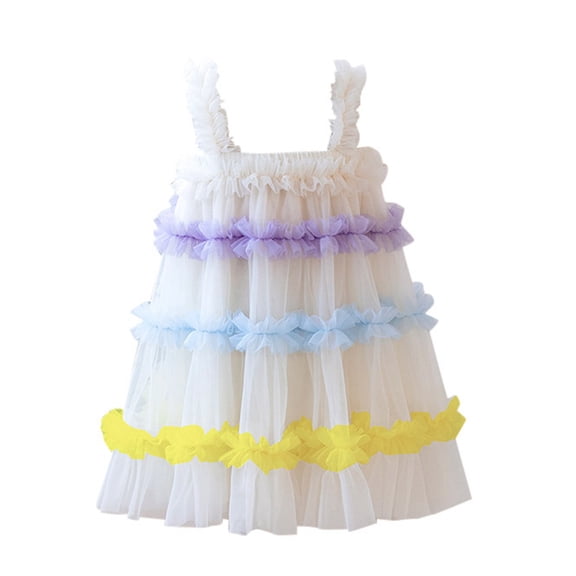 Vividxx Toddler Girl Dress Summer Dress Fairy Dress Short Sleeve Girls Dresses Leisure