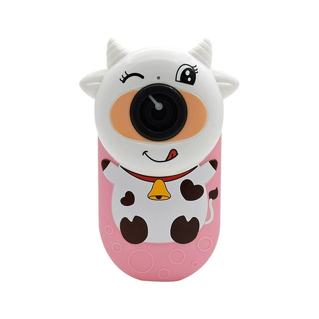 Máquina de burbujas HUOGUO Cute Cow con música ligera, 120 ml con líquido