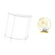 thumbnail image 5 of Mesita de noche de acrílico,Mesa auxiliar de acrílico transparente Mesa auxiliar transparente en capas,Mesa pequeña de acrílico,mesita de noche pequeña,compacta,Estatua de hoja,Estatua de, 5 of 8