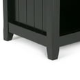 thumbnail image 2 of Simpli Home Acadian SOLID WOOD 48 inch x 44 inch Transitional 9 Cube Bookcase and Storage Unit in Black, 2 of 8
