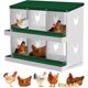 thumbnail image 1 of Cajas Nido para Gallinas, Caja Metálica con 6 Compartimentos, Percha, Tapa Segura, Versátil para Montaje en Pared o Independiente, 1 of 7