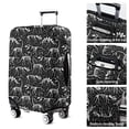 thumbnail image 5 of Black Cartoon Dinosaurs Fossils Pattern Luggage Cover Fashion Suitcase Cover Baggage Covers Fit 25-28 Inch Luggage (Go Travel), 5 of 5