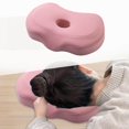 thumbnail image 3 of Ear Piercing Pillow Small Pillow with removable with Ear Hole for Pressure Relieve Side Sleepers Pink, 3 of 9