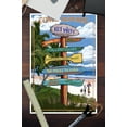 thumbnail image 2 of Key West, Florida, Conch Republic, Destinations Sign (12x18 Wall Art Poster, Room Decor), 2 of 3
