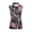 Vintage Distressed American Flag, variant on HUIACONG American Flag Pattern Womens Sleeveless Golf Shirts, Fashion Golf Sleeveless Shirt Moisture Wicking Casual Golf Top Elastic