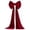 Christmas Door Bow-Red*1, variant on Christmas Tree Bow Decoration, Double-Layer Fabric Bow With Long Tails for Holiday Wall and Mantel Displays