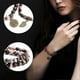 thumbnail image 4 of Pulsera de piedra natural - Pulsera de perlas naturales para mujer con accesorios de árbol de la vida y hojas, 4 of 4
