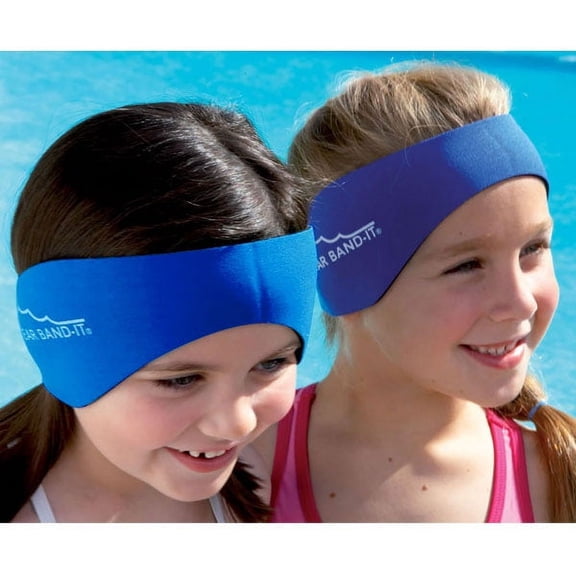 Headband for Swimming- Blue - Medium