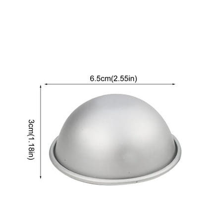 

KEVCHE Semi-Circular Aluminum Alloy Cake Mold Chocolate Making Tools