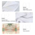 thumbnail image 2 of Yayeee Kitchen Hanging Hand Towels Set of 2 with Loop Bathroom Absorbent Tie Towel, Pastel Beige Geometric, 2 of 7