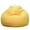 Yellow L, variant on Solid Color Cloth Lazy Lounger Bean Bag Sack Chair Sofa Dust Cover Decoration