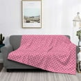 thumbnail image 2 of Rateoe Fish Scales Pattern Flannel Throw Blanket, Ultra-soft Blanket for Bed, Couch, Car, Hypoallergenic Anti-pilling blanket-, 2 of 6
