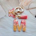 thumbnail image 2 of TRAHOO-Alphabet Initial Letter Keychains for Women Girls Tassel Butterfly Cute Keychain for Backpack School Bag, 2 of 4