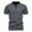 Dark Gray, variant on Hoen Summer Trendy Shirts for Men Cotton Short Sleeve V-Neck Pullover T-Shirts Lightweight Breathable Blouse Casual Loose Tops