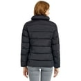 thumbnail image 3 of Orolay Hooded Down Jacket Women Winter Stand Collar Oblique Placket Puffer Coat, 3 of 5