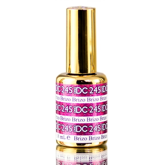 DND DC MERMAID Gel Polish, Premium Soak-Off Nail Polish with Aquatic GLIMMER & Iridescent SPARKLE, Daisy Nails - Brizo (245)