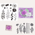 thumbnail image 2 of Buy 2 get 10% off Blessings Flowers Transparent Seal Metal Cutting Mold Birthday Card Photo Album DIY Cut Book, 2 of 3