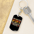 thumbnail image 6 of Hunting Lifestyle Stainless Steel or 18k Gold Premium Swivel Dog Tag Keychain, 6 of 10