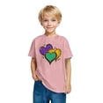 thumbnail image 3 of RXIRUCGD 2025 Vêtements d'Été pour Enfants T-shirt Imprimé Mode Mignon Col Rond Manches Courtes, 3 of 5