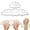 K, variant on Soft Cloud Gel Keyboard Wrist Rest Set, Cute Non-Slip Desk Accessory for Comfort Typing on Computer/Laptop (2-Pack)