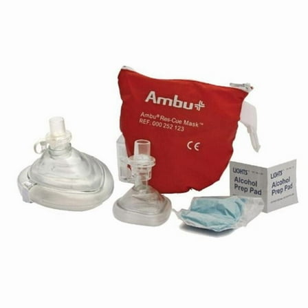 Kemp KP10523 Ambu CPR Mask Adult & Child Combo