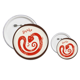 thumbnail image 1 of Año de la serpiente, animal China Zodiaco Rojo Insignia insignia botón diseño conjunto, 1 of 3